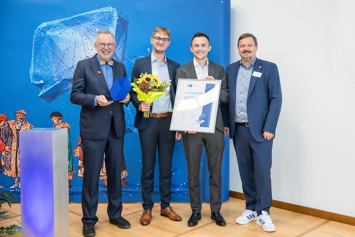 IHK-Gründerpreis Mittelfranken: Preisverleihung 2025 – Prochazka Max, Knack Maximilian GbR