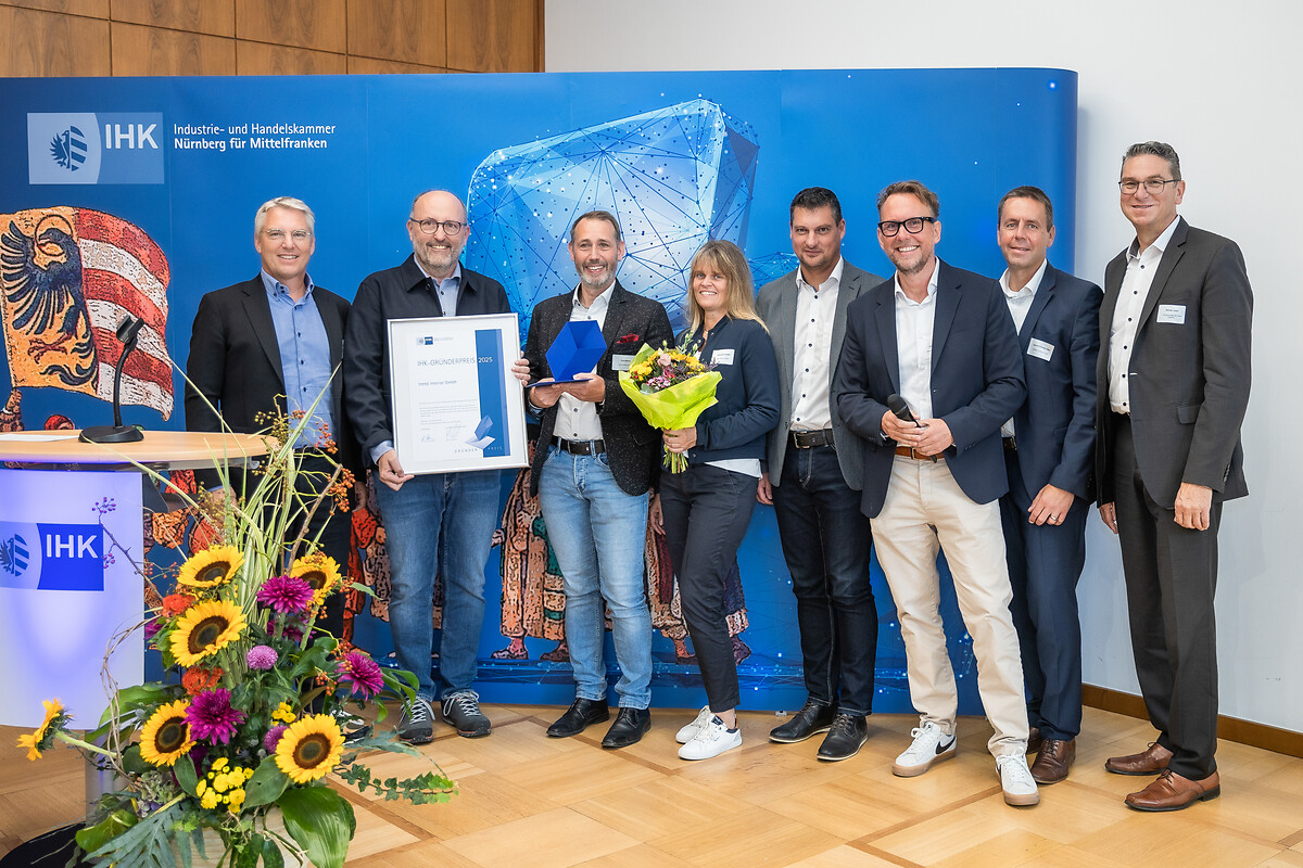 IHK-Gründerpreis Mittelfranken: Preisverleihung 2025 – Trend Interior GmbH, Greding