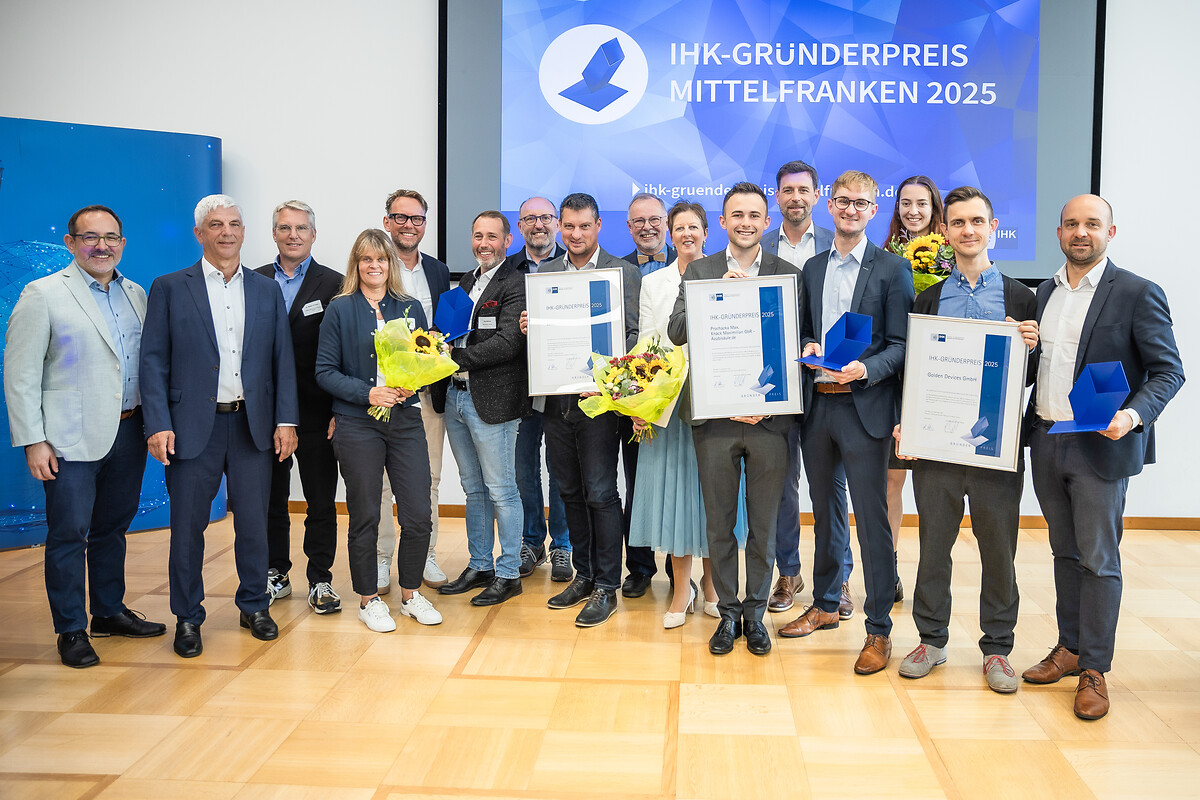 IHK-Gründerpreis Mittelfranken: Preisverleihung 2025